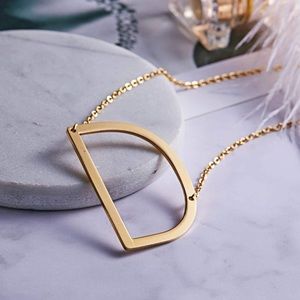 - ✨ •Gold Woman’s Name Initial Necklace • | D| NEW